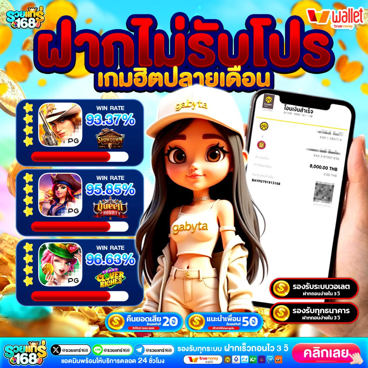 เครดิตฟรี ไม่ต้องฝากก่อน