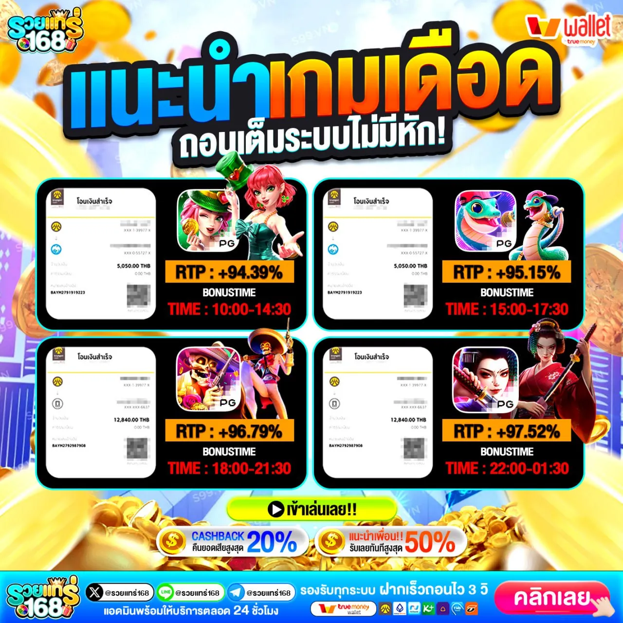 เครดิตฟรี 50 ไม่ต้องฝาก ไม่ต้องแชร์ ถอนได้ 300 เพิ่มโอกาสชนะสูงกว่าใคร